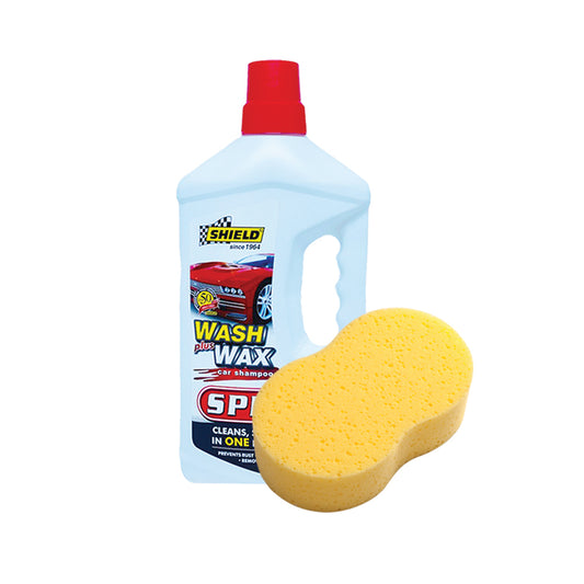 Shield Car Shampoo With Sponge 1L