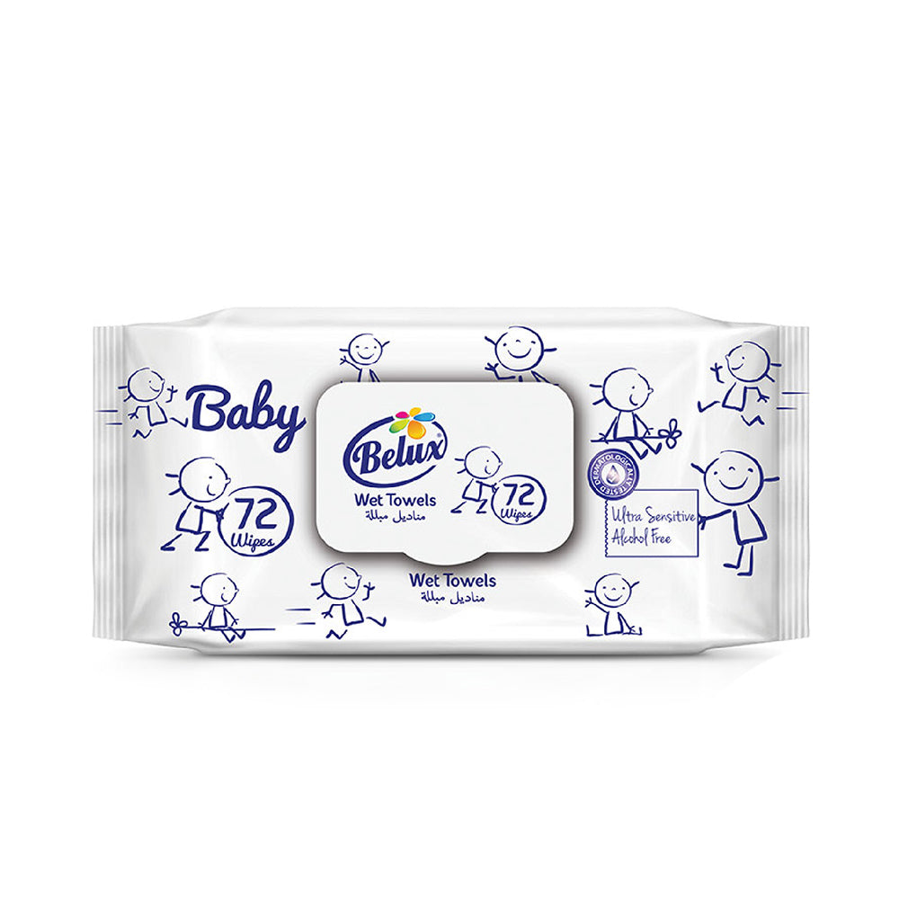 Belux Baby Wet Wipes 72Pc