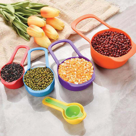 Measuring Spoon 6Pc Assorted Colours Plastic