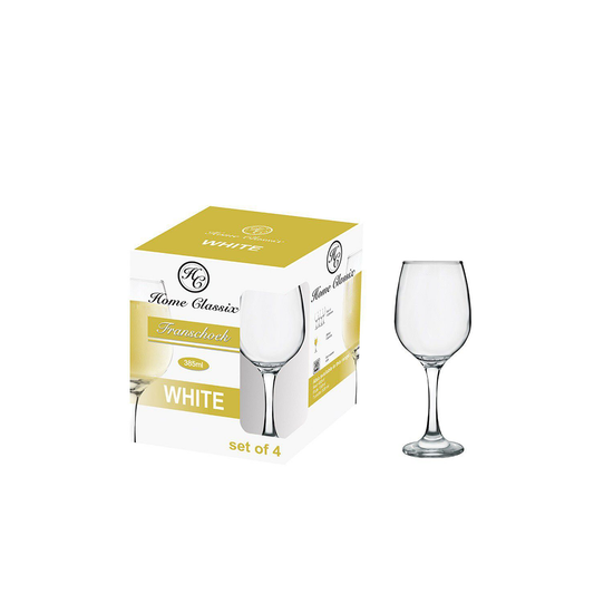 Tumbler White Wine 4Pk 385Ml H/Classic