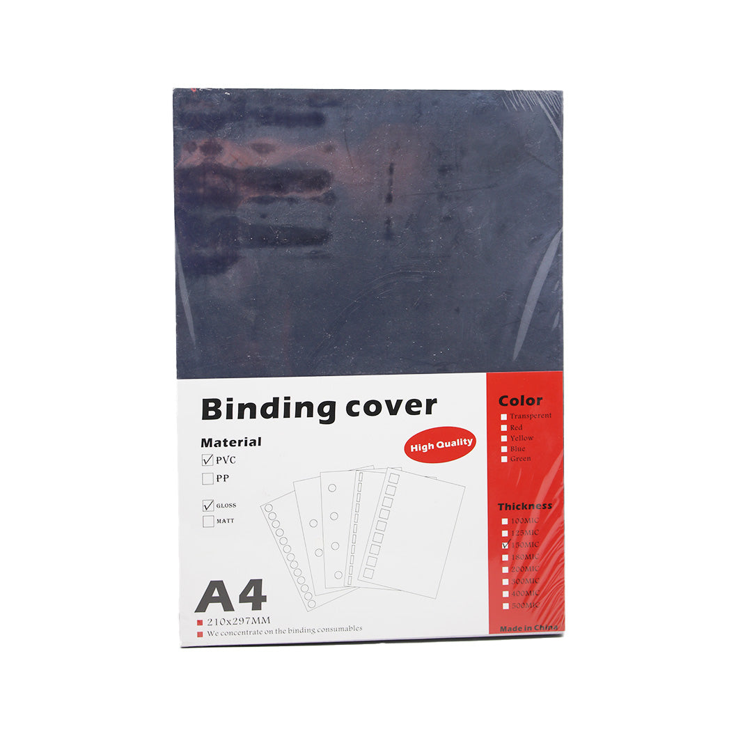 Binding Sheets 100Pc/150Mic A4 Pvc Gloss