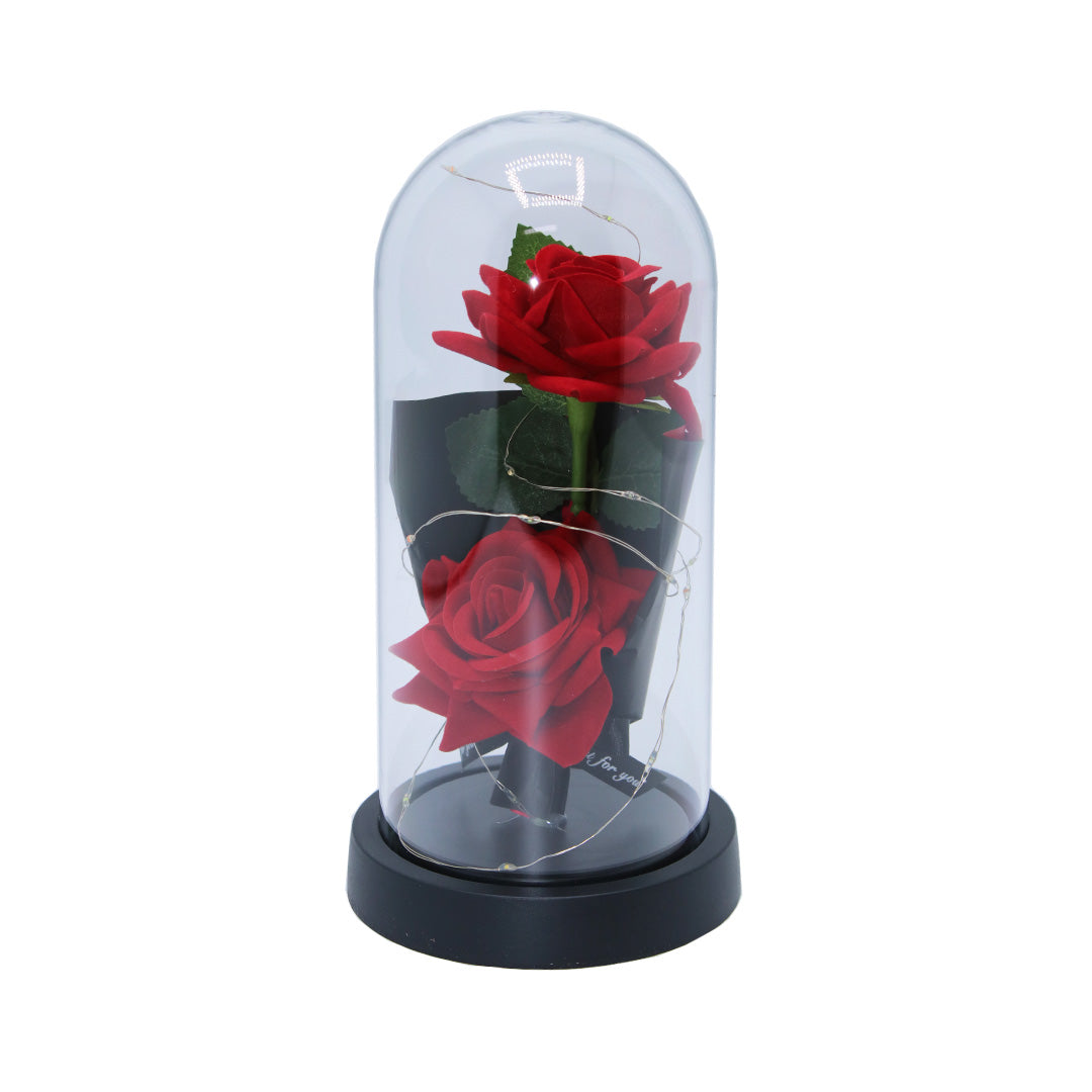 Roses 2Pc In Tube Light  Up