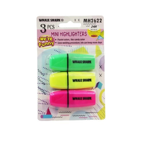 Highlighter 3Pc Mini Mh2622