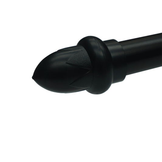 Finials Acorn 25Mm Black Plastic