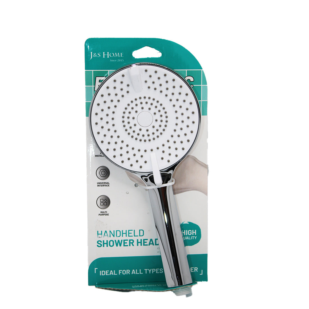 Hand Shower 12X25Cm Silver/White J&S Home