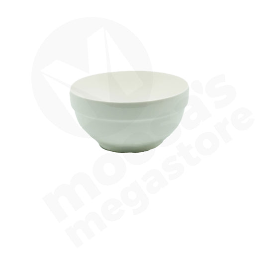 Bowl 13X6Cm White With Lip  Footed