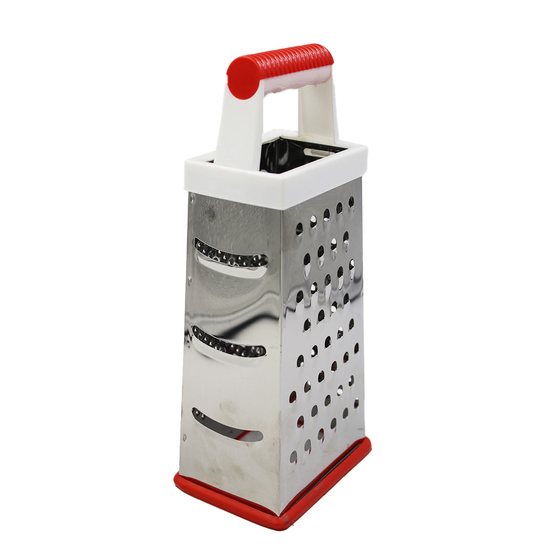 Grater 4Sided 17X9Cm Plastic  Handle/Base