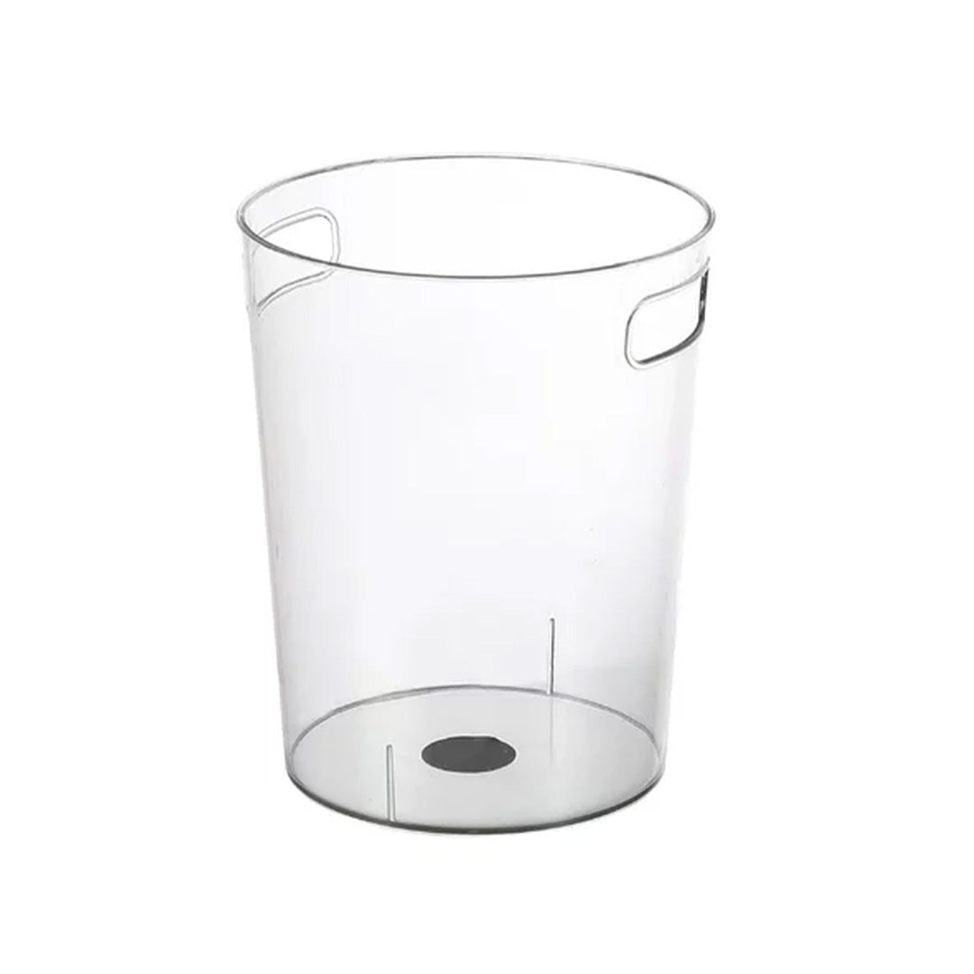 Waste Paper Basket 27X22.5Cm Round Clear Acrylic