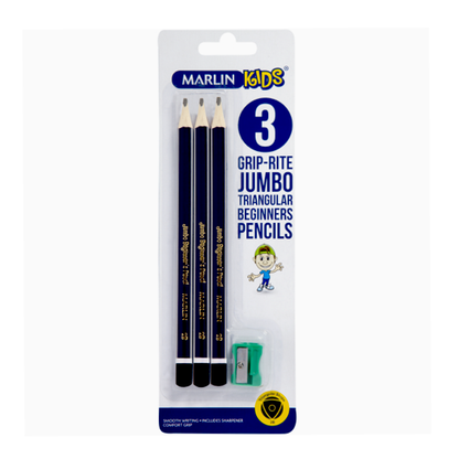 Marlin Pencil 3Pc Jumbo Triangle