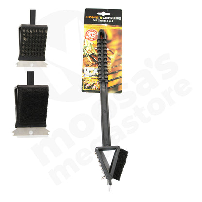 Barbeque Grill Cleaner 3- In- 1