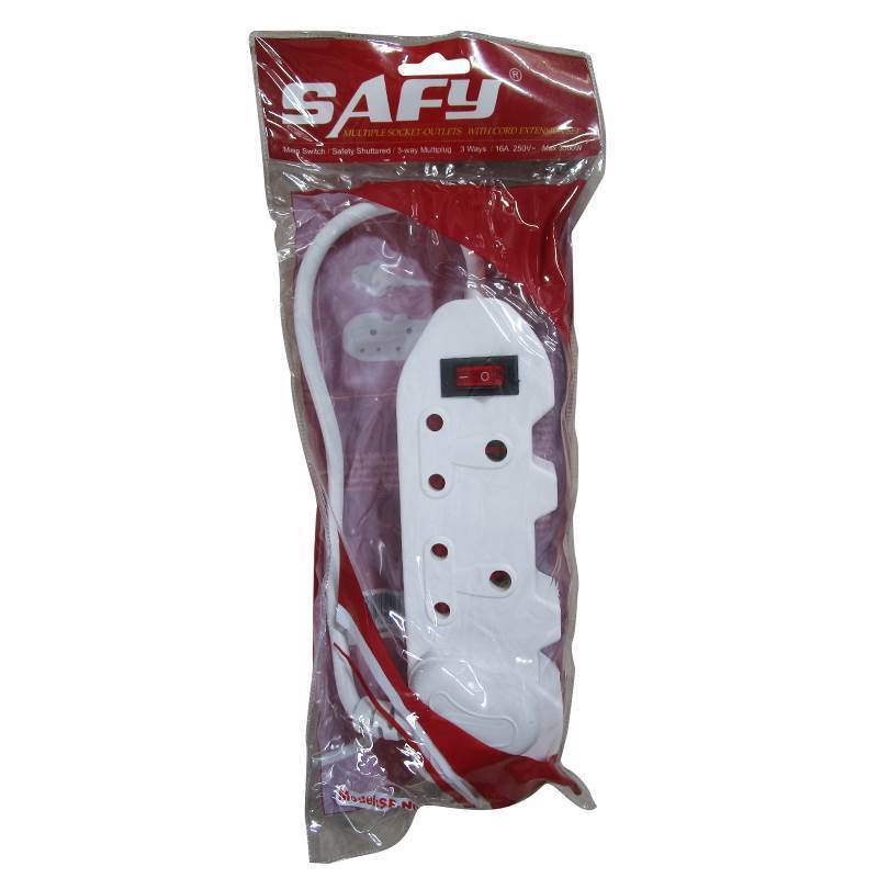 Safy Multiplug  3 Way