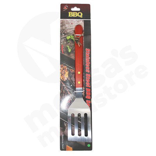 Barbeque Turner 36Cm Wooden Handle