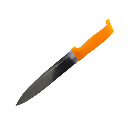 Butcher Knife 8Inch  Orange Handle Maas