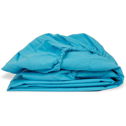 Fitted Sheet 3Quarter  Duck Egg  Richmont