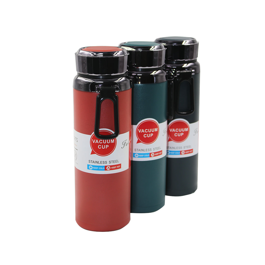 Flask Vacuum 1L Stainless Steel Assorted  Colours