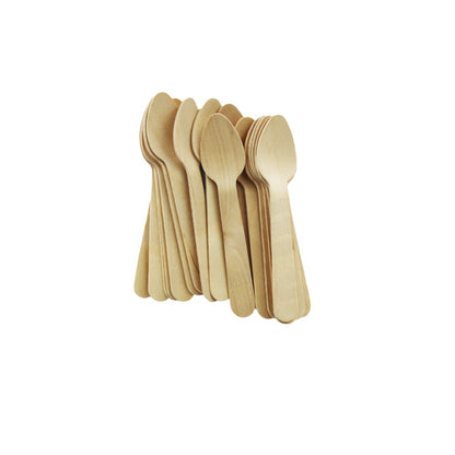 Party Spoon 25Pcx11Cm Bamboo