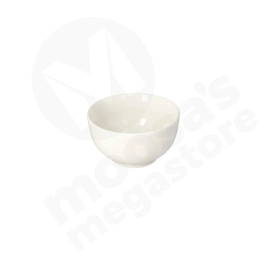 Ceramic Glass Bowl 9X5Cm White