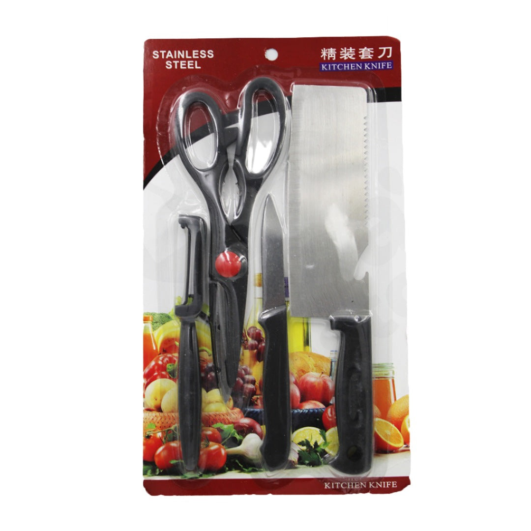 Kitchen Set 4Pc Carded Assorted