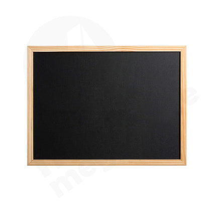 Black Board 30X40Cm Wooden Frame