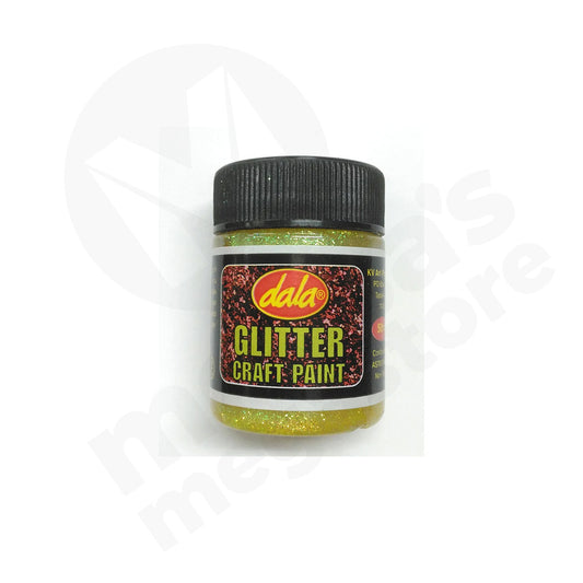 Paint 50Ml Yellow Craft Glitter Dala