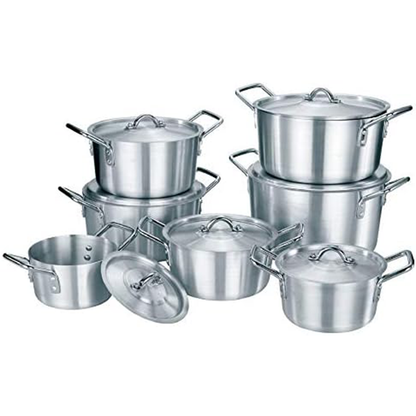 Pot Set 14Pc Aluminium Leopard