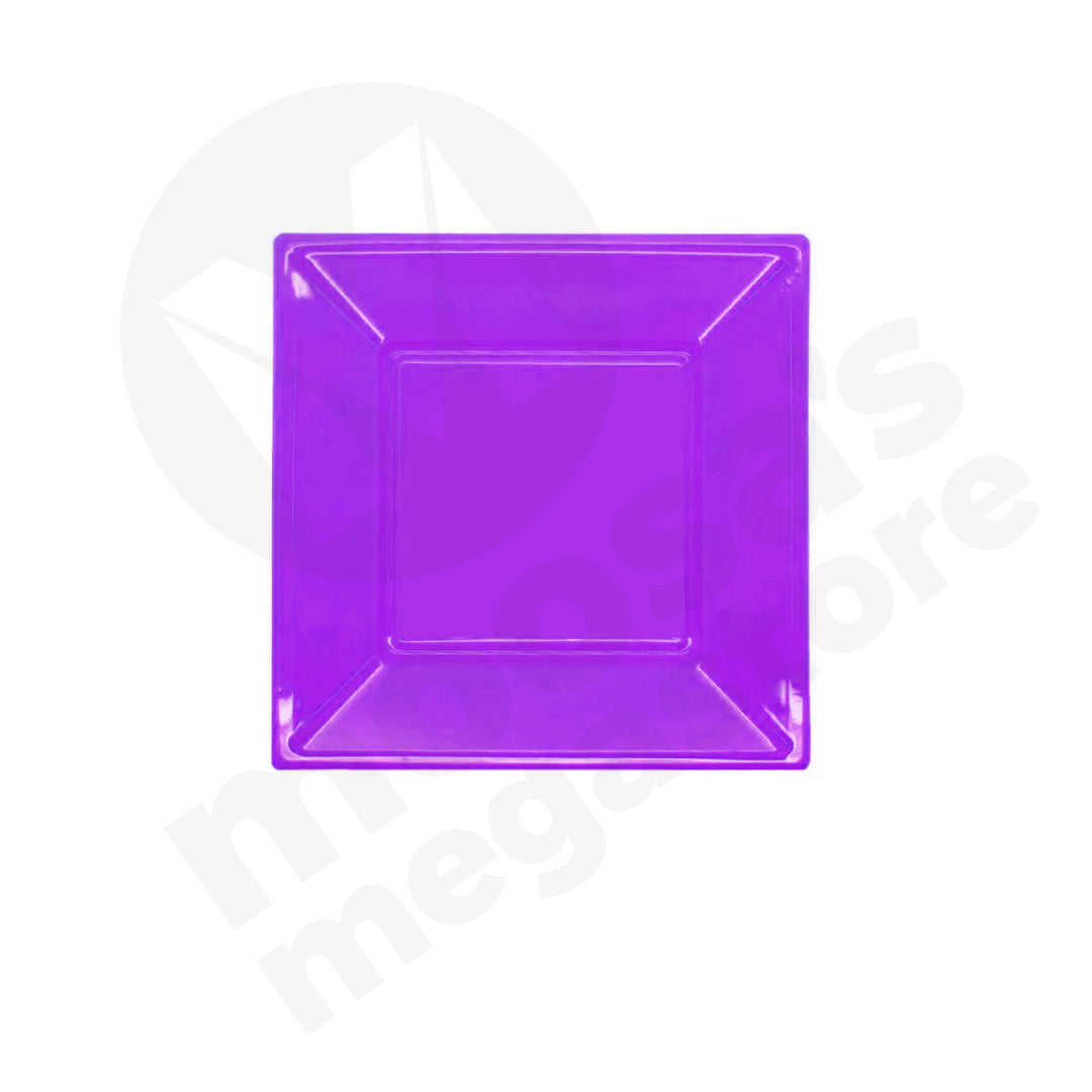 Plate 10Pc 18Cm Square  Plastic