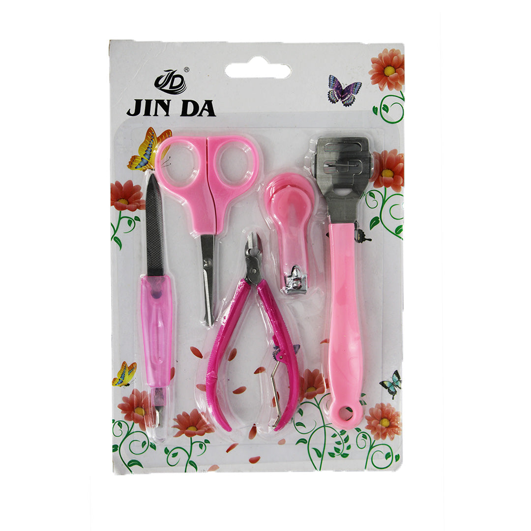 Manicure Set 5Pc Jin Da Carded