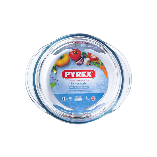 Pyrex Casserole Round With Lid 1.3L