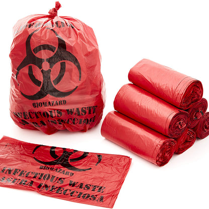 Bio Hazard Bags 100Pc 300X500X60Micron