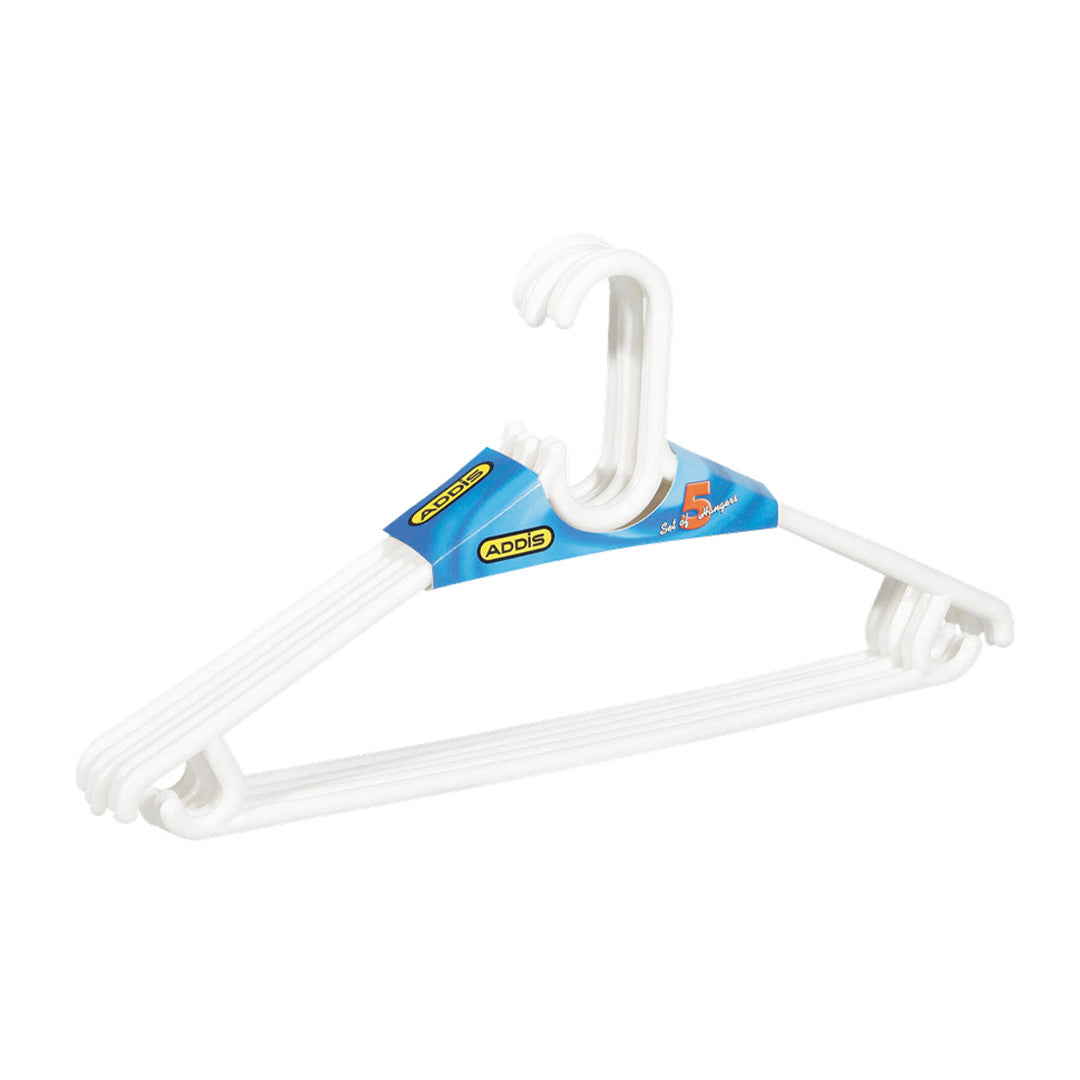 Hanger 5Pk White  Unisex Addis