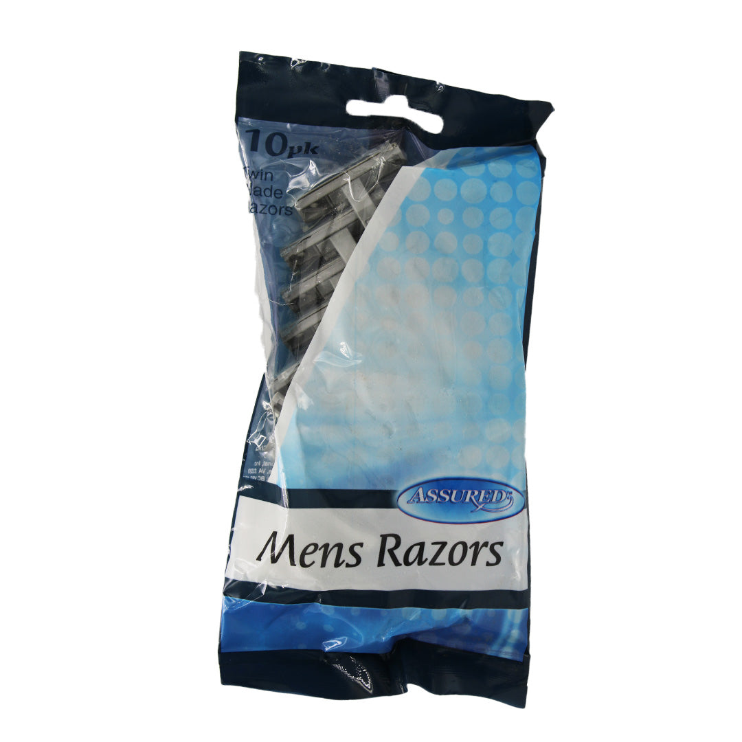 Razors  Twin Blade Men/Ladies 10Pk Assured