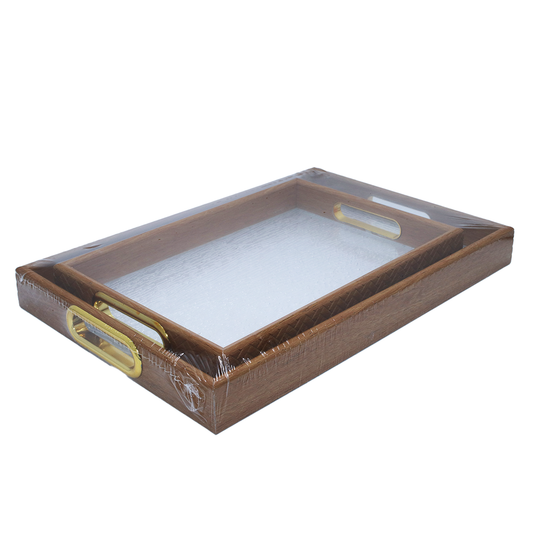 Tray Set 2Pc 40/32Cm Fancy