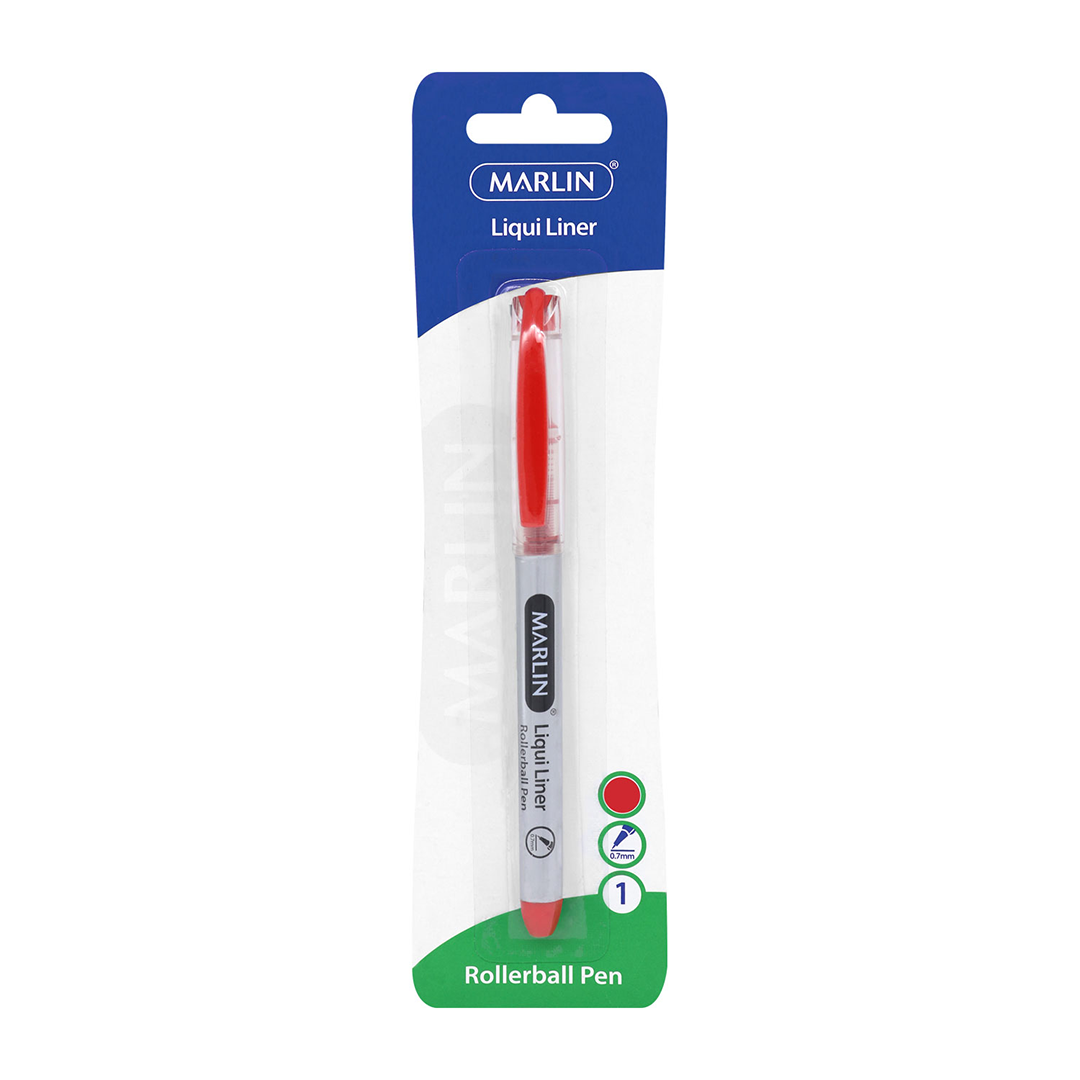 Marlin Ball Pen Red Roller Ball