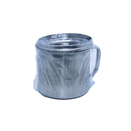 Mug 9X10Cm With  Lid Stainless Steel