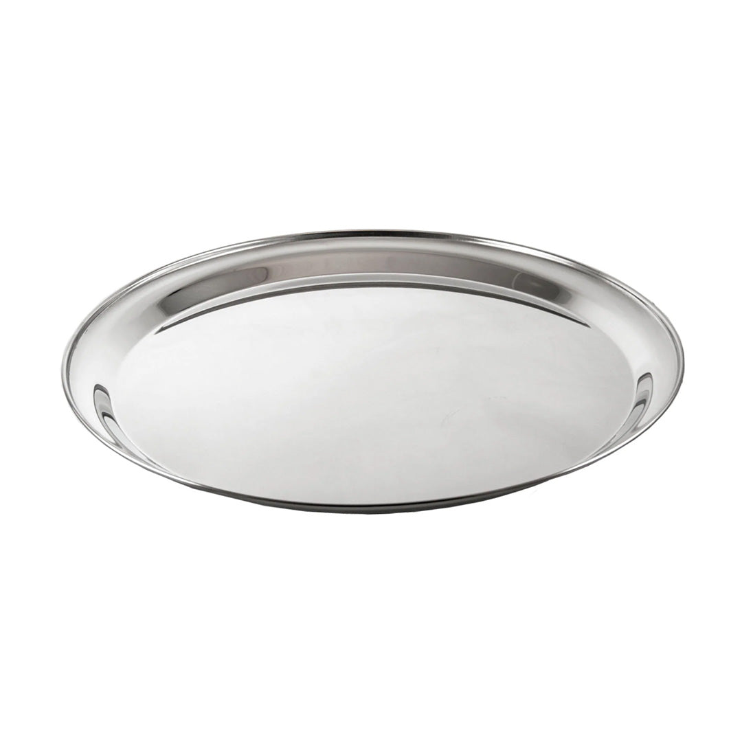 Tray Round 35Cm Stainless Steel King