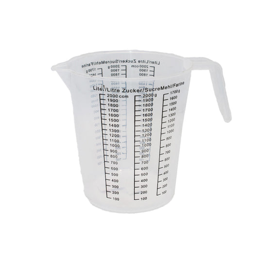 Measuring Jug 2L Plastic Clear