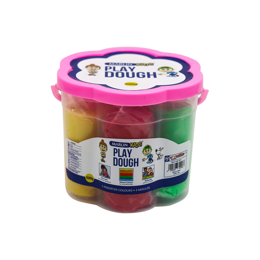 Marlin Play Dough 500G Bucket + 3 Moulds