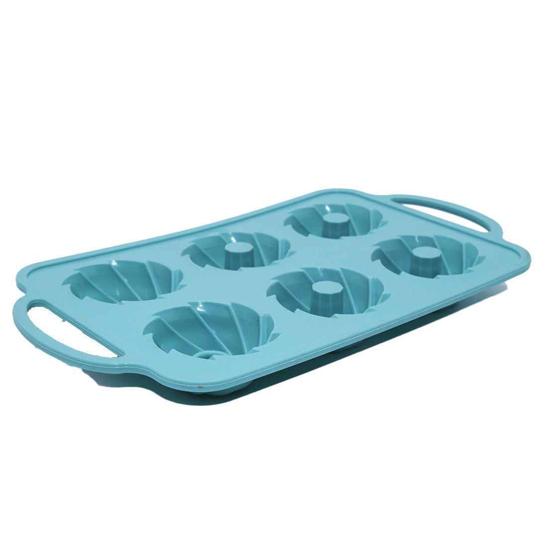 Bakeware Bundt Pan 6Cup Swirl Silicone