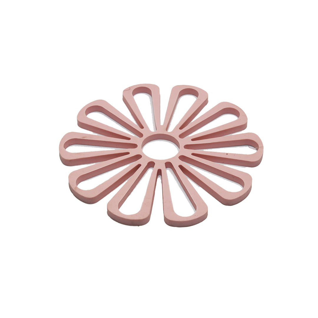 Trivet 15.5Cm Silicone Flower Shape Jamesf