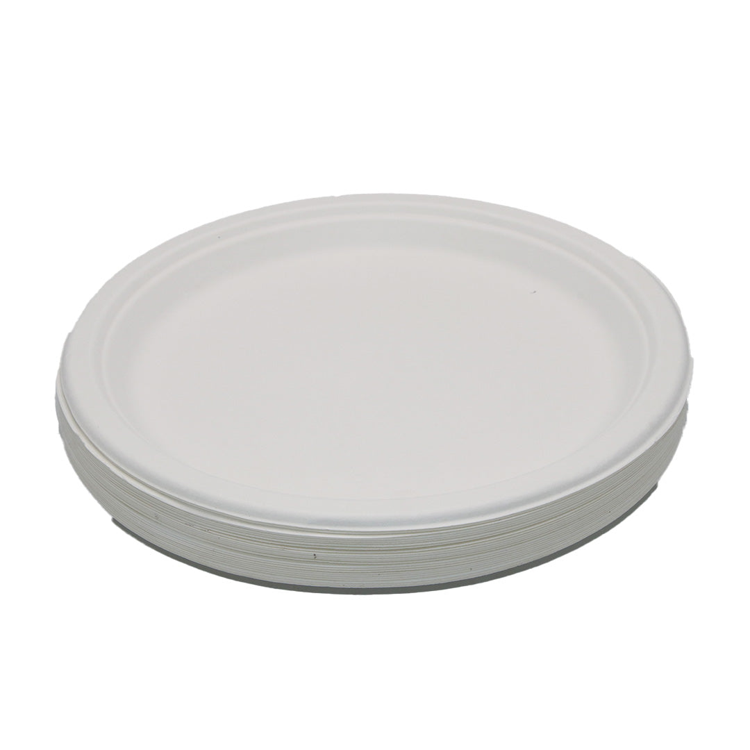 Plates 50Pc 25.5Cm Deep Disposable Bio Pack