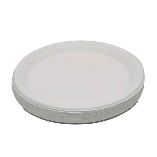 Plates 50Pc 25.5Cm Deep Disposable Bio Pack