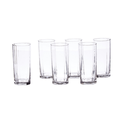 Tumbler 6Pc 12X6.5Cm Square Hana