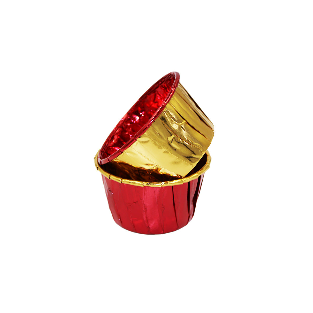 Dessert Cup 50Pc 6.5Cm Round Gold Paper