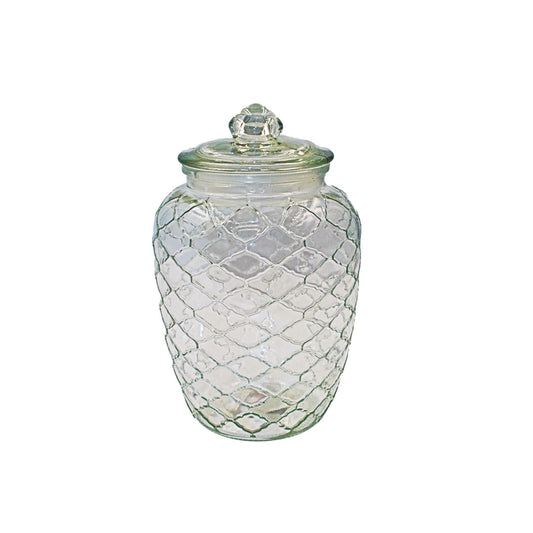 Jar 20X10Cm Honey Comb Pop Lid