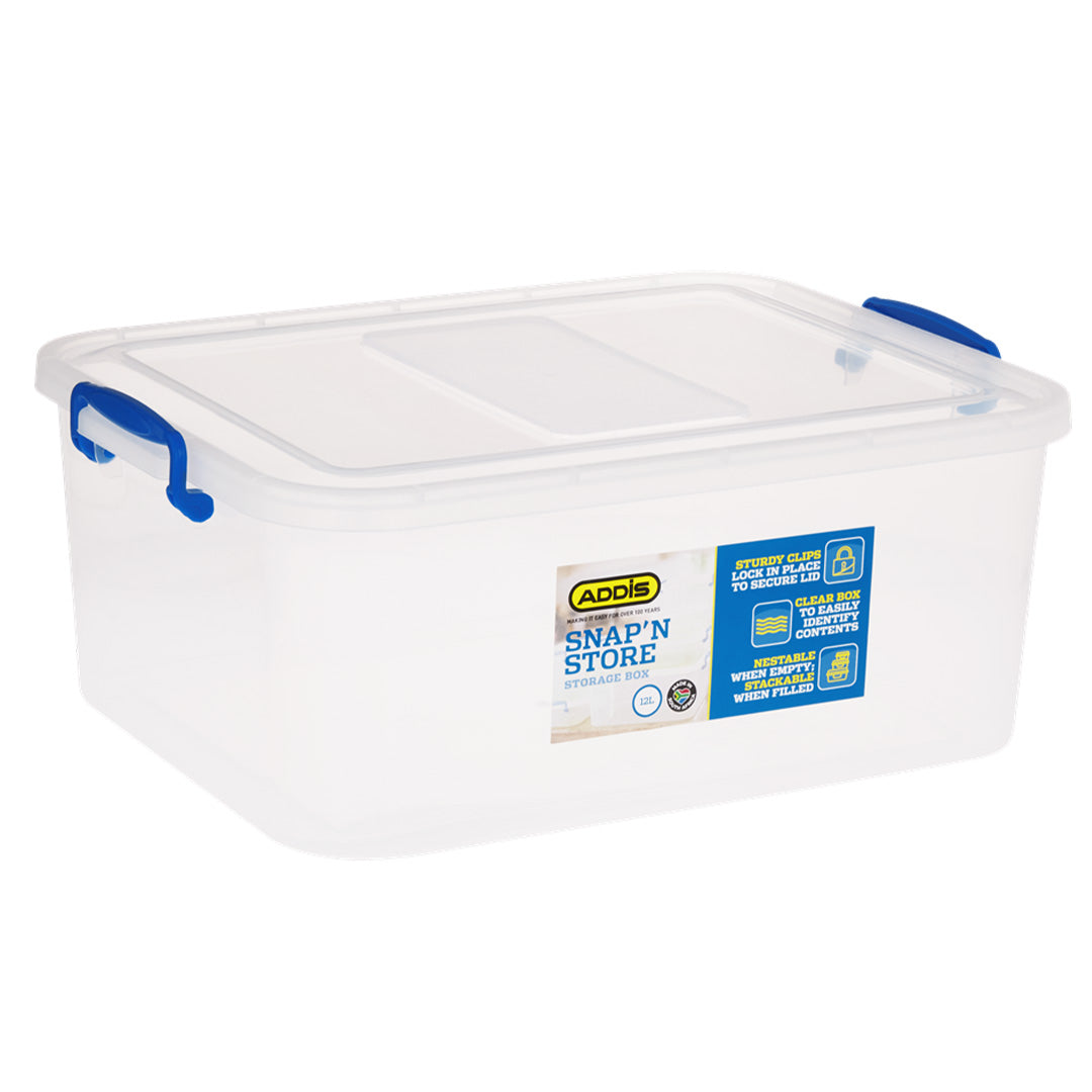 Addis School. Box Addis Storage Box 12L Snap & Store – MoosasMegaStore