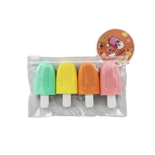 Highlighter 4Pc Mini Ice Cream Shape