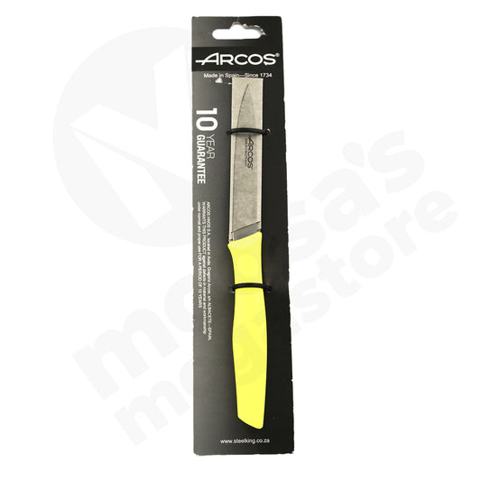 Knife Paring 100Mm Lemon Handle Arcos Carded