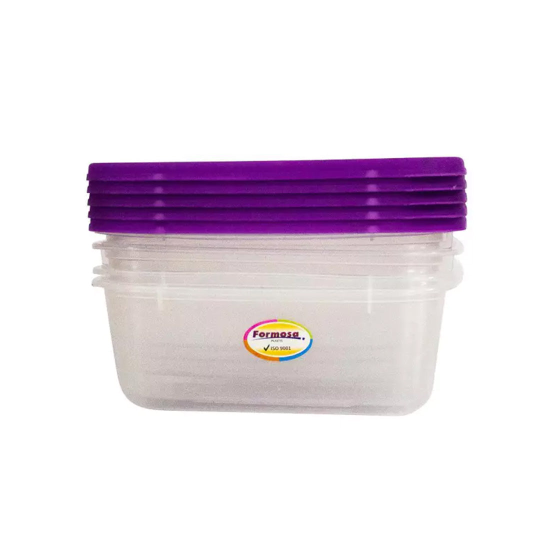 Cont 5Pc 250Ml Square 6105 Form