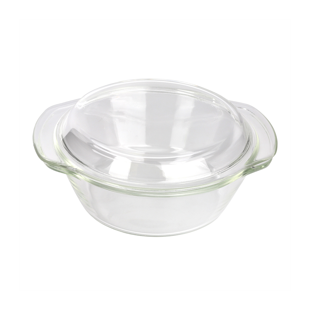 Casserole 1.5L 20X6.5Cm With Lid Clear G-Horse