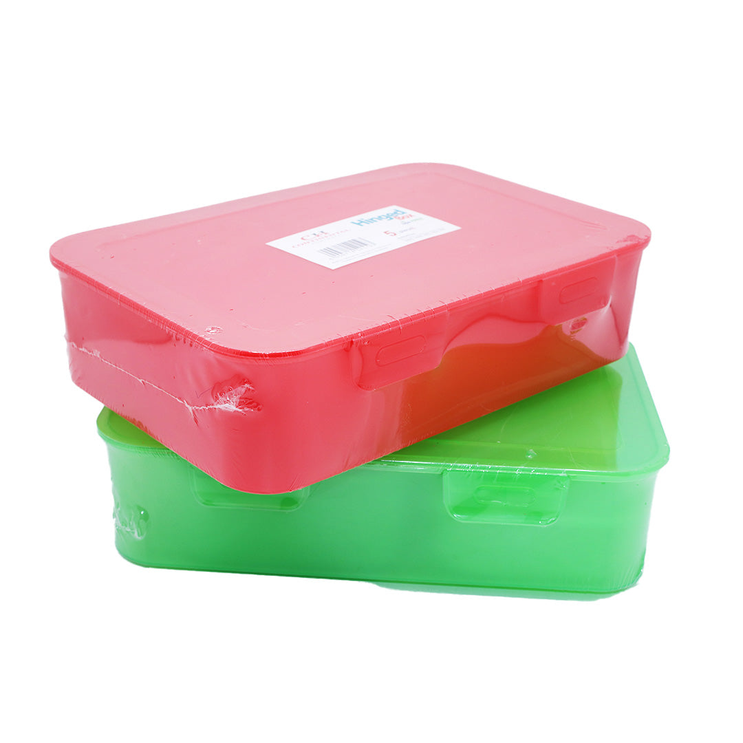 Lunch Box 5Pc Hinged Bpa Free Ch